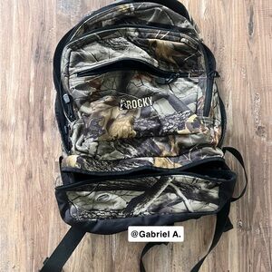 Rocky Brown and Black Tactical Backpack
